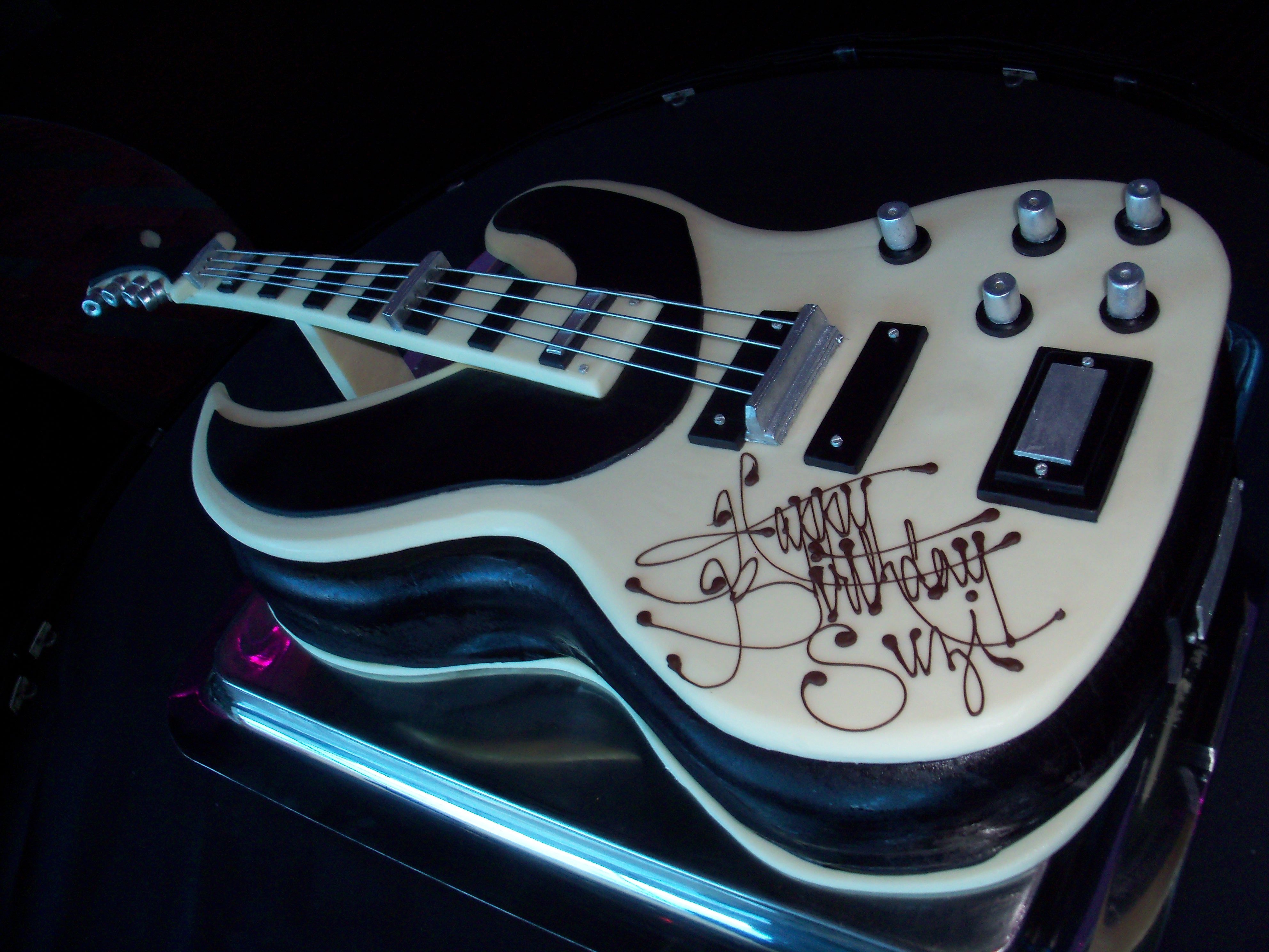Birthday Cake Bass Guitar ~ Image Inspiration of Cake and ...